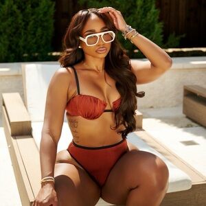 Elegant Rust Bikini Set